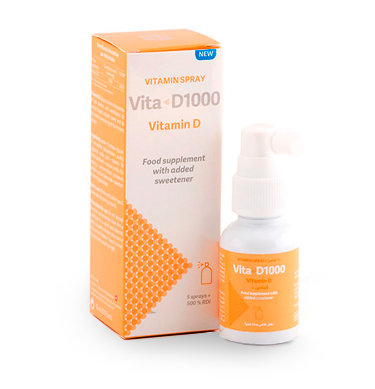 Vitamina en spray, Vita D1000 - Vitamina D